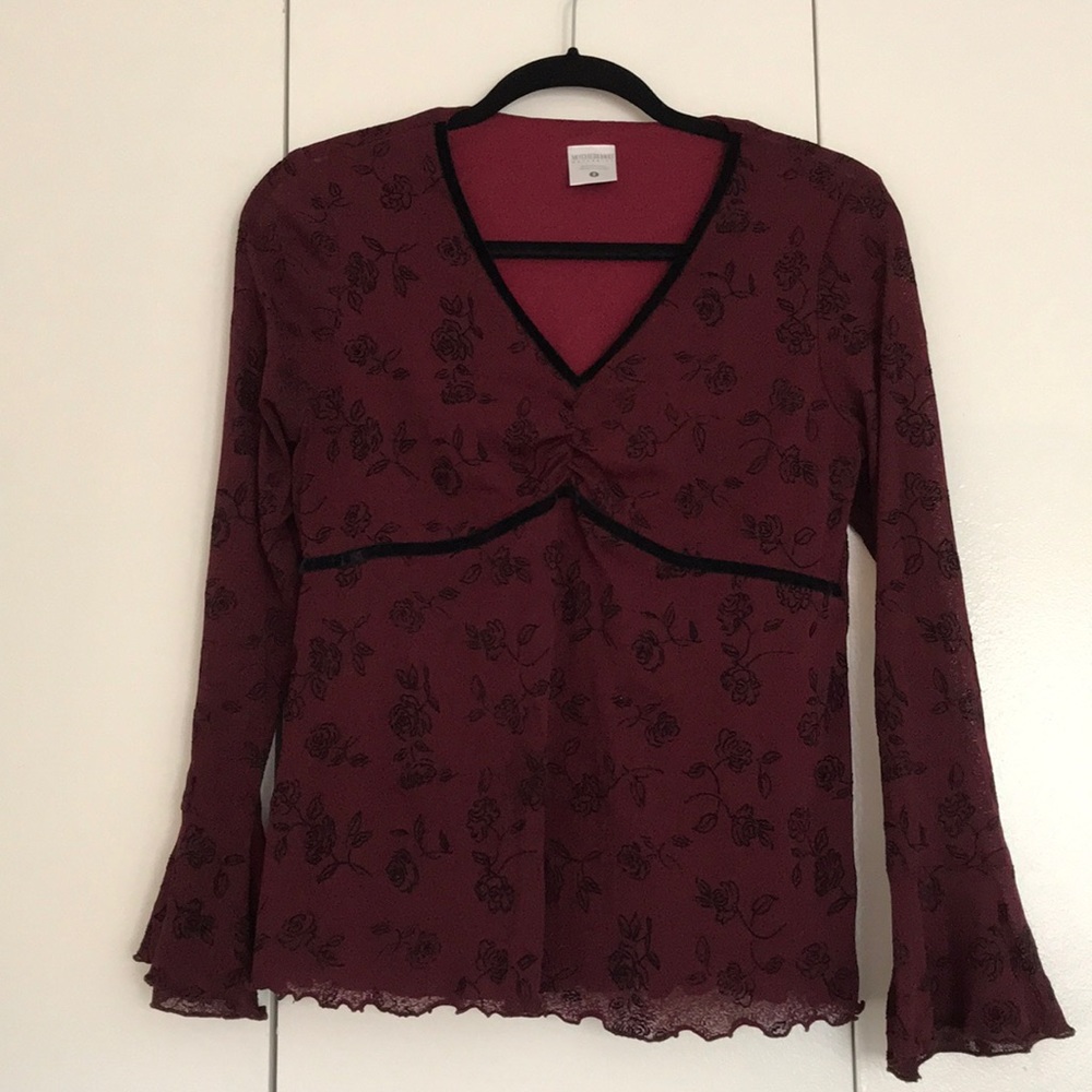 Motherhood Maternity Bell Sleeve Top